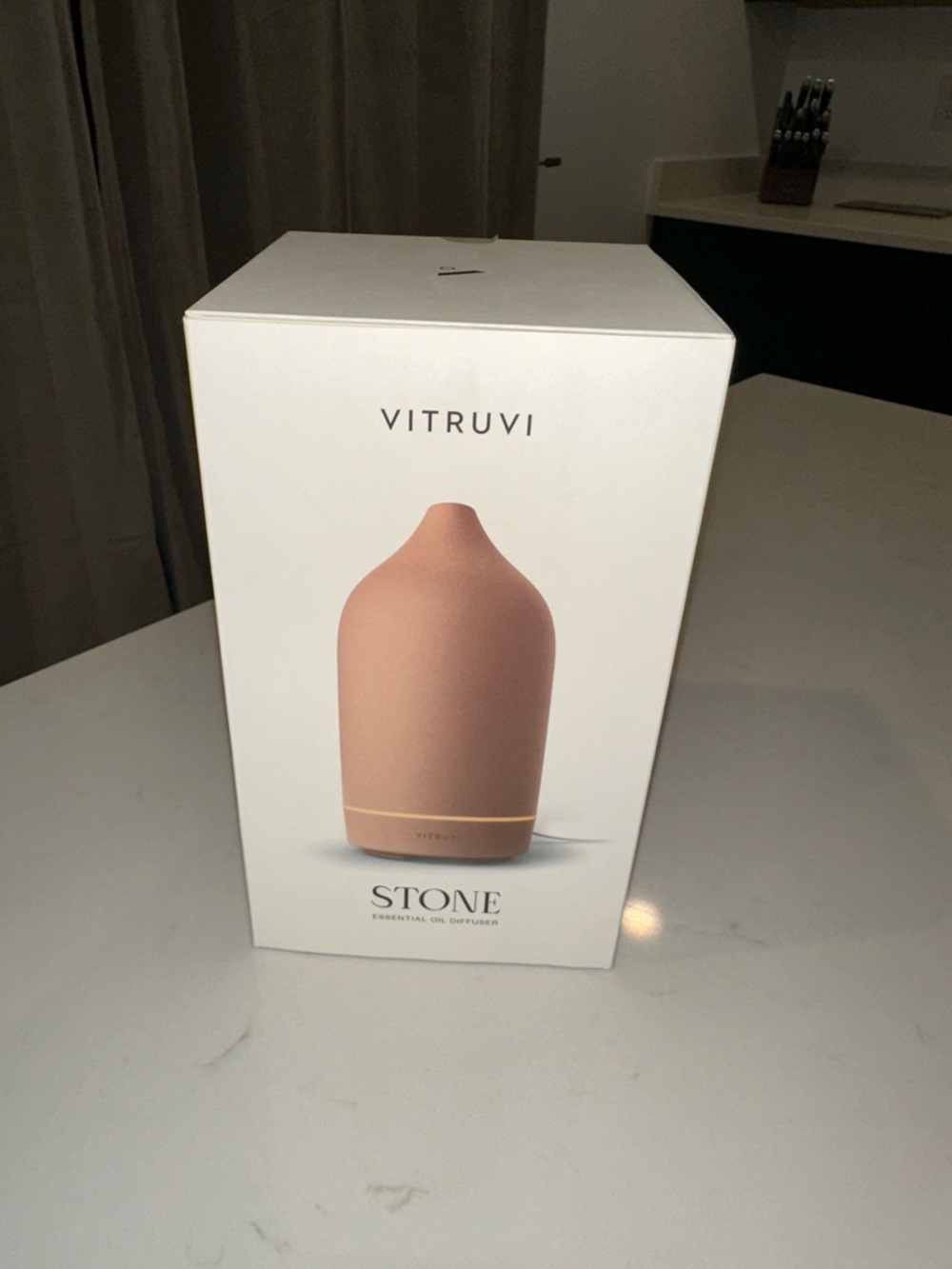 VITRUVI Stone Diffuser in Terracotta - Picture 2 of 2